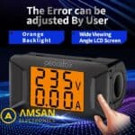 Peacefair PZEM-026 Volt Ampere Meter Voltmeter Ammeter AC 400V 100A - Gambar 2