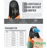IWISS HD-3220A W1 Aviation Terminal M22520 2-01 AWG32-20 Crimper - Gambar 5