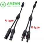 Y Branch MC4 Sambungan Kabel PV1-F PV Solar Panel Surya Cell 2Y 2in1 - Gambar 2