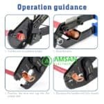 IWISS IWS-25500 Tang Crimping Skun OT-500 Battery Lugs Terminal OT500 - Gambar 4