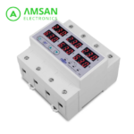 TOVPD3 Three Phase 3 3P 63A 100A TOMZN Over Under Voltage Current Protection - Gambar 5
