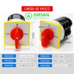 Selector LW5D-16 YH3/3 YH2/2 16A 4 Posisi 3 Selection - YH3/3