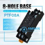 Relay LY2N 2NO 2NC dengan LED indikator 8pin 2x10A / JQX-13F / HH62P - Gambar 2
