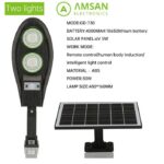 PJUTS 30W Lampu Jalan Tenaga Surya PJU Solar Cell Lithium TS