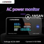 KWS-AC300 100A 6in1 Display kWh Power Factor Watt Meter Keweisi - Gambar 2