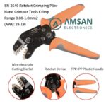 IWISS SN 2549 Crimping Tool AWG28-18 0.08-1.0mm Dupont JST KF2510 - Gambar 3
