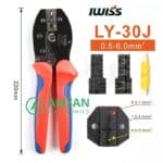 IWISS LY-30J Tang Crimping Terminal Terisolasi Y U RV SV BV DBV FDD - Gambar 3