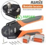 IWISS IWD-12-16-20 Tang Crimping Terminal Deutsch Amphenol DT DTM DTP - Gambar 2