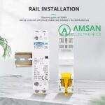 Kontaktor 2NO 2NC 1NO1NC 25A AC 220V TOMZN TOCT1 2P Din-Rail Contactor - Gambar 3