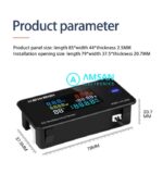 KWS-AC300 100A 6in1 Display kWh Power Factor Watt Meter Keweisi - Gambar 6