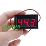 High Voltage DC Voltmeter 120V Volt Meter Digital 0.56 Inch 2 Kabel - Gambar 5