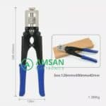 IWISS IWS120-4 Tang Crimping Skun Ferrules 4-120mm Feruless - Gambar 2