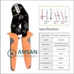 IWISS SN 2549 Crimping Tool AWG28-18 0.08-1.0mm Dupont JST KF2510