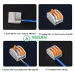 PCT-212-213-214-215-218 WAGO Terminal Sambungan Kabel Konektor - Gambar 2