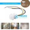 Sensor Gerak PIR Saklar Lampu Otomatis Body Motion Detector