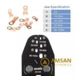 IWS IWISS 5100A Battery Lugs Crimping Tools Tang Crimping Skun Baterai - Gambar 2