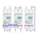 Kwh Meter Din Rail TOMZN 80A Digital Power Consumtion Energy Meter - Gambar 4