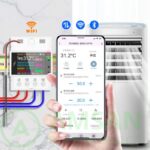 AT4PTW WIFI 100A 220V Thermostat Temperatur Controller Heating Cooling - NTC Waterproof - Gambar 2