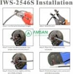 IWISS IWS-2546S Tang Crimping MC4 type O Bulat Round Model 2.5-6mm - Gambar 5