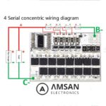 Universal BMS 3S 4S 5S 100A 3.2V 3.7V Battery Lithium Charger Protection Board Li-Ion LiFePO4 - Gambar 3