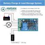 LVD Low Voltage Disconnect YX612 Over Charging Discharging Protection - Gambar 2