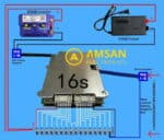 ANT BMS 40A 80A 100A 7S-16S 8S-22S 17-24S Smart BMS Li-Ion LiFePO4 LTO - Gambar 2