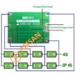 BMS 3S 4S 40A 60A Balance 18650 Battery Pack 12.6V 16.8V Li-Ion - Gambar 4