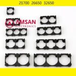 Baterai Spacer 32650 26650 32700 18650 1x1 1x2 1x3 Powerwall DIY holder battery - Gambar 2