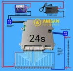 ANT BMS 40A 80A 100A 7S-16S 8S-22S 17-24S Smart BMS Li-Ion LiFePO4 LTO - Gambar 4