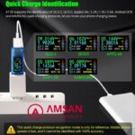 USB Tester AT35 3.0 Volt Ampere Capacity meter Cek Baterai Power Bank - Gambar 2