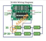 BMS 3S 4S 40A 60A Balance 18650 Battery Pack 12.6V 16.8V Li-Ion - Gambar 3