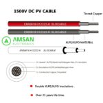 PV1-F 1x10mm 1x 10mm Slocable PV Single Core Kabel Solar Panel Surya 1 Meter - Gambar 3