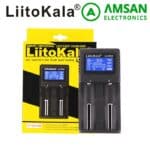 Liitokala Lii-PD2 18650 26650 21700 2 Slot Baterai Lithium LCD Charger