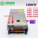 Adjustable Switching Power Supply 12V 24V 36V 48V 60V 80V 120V 1000W