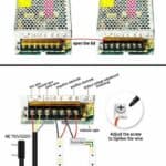 Adaptor Power Supply 5V 12V 24V 2A 5A 6A 8A Switching SMPS PSU Jaring 40-75W - Gambar 6
