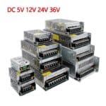 Adaptor Power Supply 5V 12V 24V 2A 5A 6A 8A Switching SMPS PSU Jaring 40-75W - Gambar 2