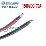 PV1-F 1x6mm 1x 6mm Slocable 70A 1500VDC Kabel Panel Surya PV 1F Single Core 1 Meter - Gambar 2