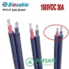 PV1-F 2x2.5mm 2x 2.5mm Slocable Kabel Solar Panel Surya PV1F Twin Core 1 Meter