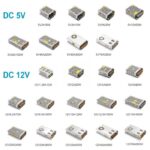 Switching Power Supply 5V 12V 24V 3A 6A 8A 10A 12A SMPS Adaptor Jaring 60-120W - Gambar 4