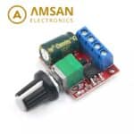 DC Motor Speed Controller PWM 5A 90W 4.5-35V Dimmer Lampu LED - Gambar 2
