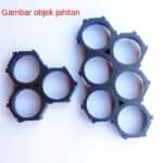 Battery Spacer 18650 Segitiga Tripot Baterai Spacer 1x3 18650 Li-Ion - Gambar 3