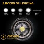 Senter XHP50 Flashlight USB Charging 18650 26650 Battery - Gambar 4