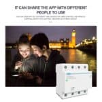 TOMZN Smart MCB WiFi 80A 3 Phase 220V 380V Timer Saklar Jarak Jauh - Gambar 5