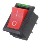 Saklar Rocker Switch 2pin On-Off Warna Merah - Gambar 3