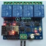 Relay 4 Channel WiFi DC 5V ESP8266 ESP-01 Module For IOT Smart Home - Gambar 3
