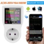 Watt Meter Stop Kontak WiFi AC 220V 16A Timer Jadwal Countdown