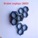 Battery Spacer 18650 Segitiga Tripot Baterai Spacer 1x3 18650 Li-Ion - Gambar 4