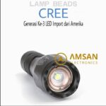 Senter CREE XLM-T6 USB Fast Charging 18650 Battery - UltraFire - Gambar 5