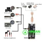 MH-MX8 Modul Audio MP3  M18 M28 M38 Bluetooth 4.2 5.0 Decoder Board - Gambar 2