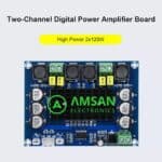 XH-M543 2X120W Stereo Power Amplifier Class D TPA3116D2 12-26 VDC - Gambar 4